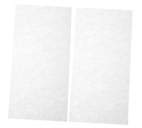 Veemoon Guitar Fingerboard Decoration 2pcs White Nacre Shell Rectangle Inlay Material for Neck Overlay and Craft Projects