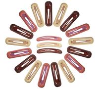 Veemoon Hair Clips for Decoration and Keeping in Place Resin and Iron 20pcs Assorted Colour for Fashionable Hair Accessories for Daily Life and Birthdays