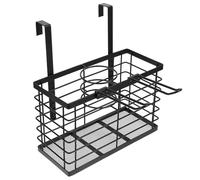 Veemoon Hair Dryer Holder over Door Iron Storage Rack for Small Items
