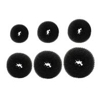 Veemoon Hair to Women Bun and Maker 6pcs Black Nylon Makers Yarn Automatically Donut Accessories Create Variety of Hairstyles Adjust Girls for Birthday and Party