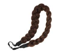 Veemoon Hairband Braids Headwear Braided Wigs Twist Braid Headband for Ponytail Hair Updo Accessories Natural Look