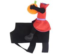 Veemoon Halloween Dog Costume for Puppies and Cats, Breathable Plush and Polyester Material with Pp Cotton Filling, Suitable for Chest 40-48cm and Neck 30-37cm, for Festival and Story