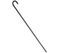 Veemoon Halloween Plastic Magician Crutch Cane Novelty Dance Walking Theatrical Canes for Men Women Adult Performance Costume Accessories Black 100X1.8CM