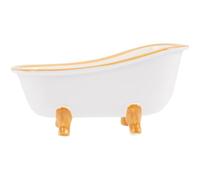 Veemoon Hamster Ceramic Sand Bath Box Small Pet Bathroom with Wood Grain Finish Mini Guinea Pig Sand Bath Case Hideout for Small Animals