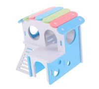 Veemoon Hamster House Large Villa Hideout for Guinea Pigs and Small Animals Spacious Stable Hut with Cozy Sleep and Hiding Design Safe Playhouse for Happy Pets