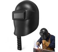 Veemoon Hand Welding Helmet with Auto Darkening Lens, Ergonomic Grinding Face for Welders, High Welding Mask and Lightweight Headwear for Cutting