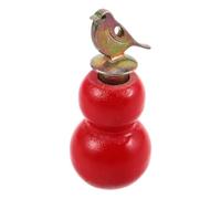 Veemoon Handcrafted Wooden Bird Whistle, Small Gourd Shape Bird Caller Whistle, Creative Animal Sound Noisemaker for ’ Party Favors and Outdoor Play