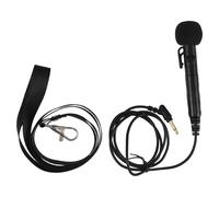 Veemoon Handheld Microphone Black Tiny Portable for Teaching Presentations Tours Classroom Speaking