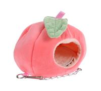 Veemoon Hanging Hamster Hammock and Cotton Sleeping Bed with Fruit Design, Warm Fleece Nest for Winter Indoor Cage, Soft Pet Sleep Bag for Hamsters and Small Animals