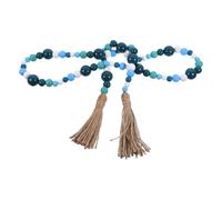 Veemoon Hanging Tassel Decoration Fine Workmanship and Easy to Decorate Elegant Wood Bead with Hemp Rope for Restaurant and Bar Wall Hanging Décor