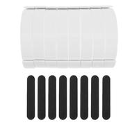 Veemoon Hat Brim Shaping Tool White Plastic Bending Tool Adhesive Pads for Baseball Hat Curve Shaping DIY Craft Project