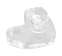 Veemoon Heart-shaped Eyeshadow Pressing Tool Blush Stamper Cosmetic Accessory Makeup Stamp Diy Eyeshadow Applicator for Face Eye Shadow Repair and Contouring Powder Sealing