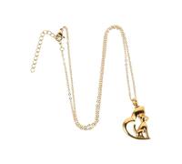 Veemoon Heart Shaped PET Memorial Necklace Titanium Steel Cremation Urn Pendant for Dog Ashes Keepsake Jewelry for Men and Women Small Locket Perfume Bottle Feature
