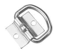 Veemoon Heavy Duty Galvanized Iron Tie down Ring for Trailer Tie Downs and Straps Silver Cargo Crack Resistant Secure Cargo Point for Logistics and Construction Environments