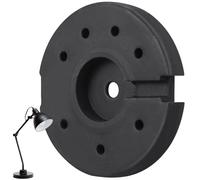 Veemoon Heavy Duty Iron Floor Lamp Base Weight Replacement for Desk Light and Floor Light with Attractive Fine Workmanship, for DIY Hardware and Home Decor