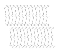 Veemoon Heavy Duty Metal Pegboard Hooks Tool Storage Wall for Garage 80pcs | Stainless Steel, Secure Hold, Easy Installation, Silver Finish, Workshop Displays and Shed Use