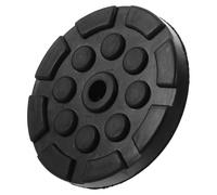 Veemoon Heavy Duty round Rubber Jack Pad for Car Lift, Floor Jack Adapter with Shock Absorbing Rubber, Four-season Single Hole Lift Pad for Auto and Truck Hoists