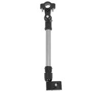 Veemoon Heavy Duty Stroller Umbrella Holder Clamp with 360° Rotating Base, Adjustable Telescopic Arm, and Universal Swivel for 25mm Diameter Wheelchair and Bicycle Tubes
