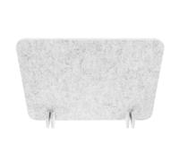 Veemoon High Back Desk Partition Privacy Shield Felt Desk Divider Acoustic Noise Reducing Panel for Office Classroom Student Study Test Freestanding Desktop Screen Light Grey