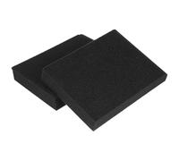 Veemoon High Density Acoustic Speaker Foam Pads 2pcs Small Black Foam Cushion for Vibration Absorption in Studio Monitoring