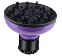 Veemoon High Temperature Resistant Hair Diffuser Attachment for Curly Hair Blow Dryer Nozzle Cover Even Air Distribution for Frizz Reduction and Styling Suitable for Home and Salon Use