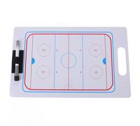 Veemoon Hockey Coaching Board Dry Erase Tactical Whiteboard with Handle for Ice Hockey Training and Match Planning, Reusable Coaches Planning Board for Sports Competitions