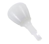 Veemoon Hook Style Cane Tips White Replacement Attachment Base Durable Wear Resistant for Blind Walking Sticks Easy to Install Provides Stable Support for Visually Impaired Users