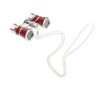 Veemoon Horse Racing Telescope Opera Glasses Metal Binoculars Travel Compact Binoculars Chain Wine