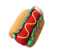 Veemoon Hot Dog Pet Costume for Dog and Cat Polyester Material with Elastic Neck and Easy off Features for Halloween and Cosplay Events Fashionable and Comfortable