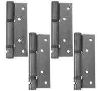 Veemoon Hydraulic Self Closing Door Hinges Invisible Stainless Steel Hinges with 90 Degree Positioning and Strong Spring Mechanism for Smooth Opening on Wooden Doors in Offices