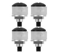 Veemoon Ice Hockey Visor Screws and Washers Replacement Kit for Hockey Helmet and Visor High Precision M4 Screws with Cylindrical Rings Easy Installation and Weather-resistant Materials