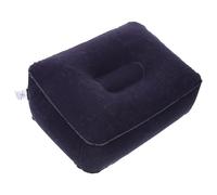 Veemoon Inflatable Foldable Airplane Footrest Cushion Comfortable Leg Pillow for Travel Portable Under Desk Foot Rest for Adults with Wear-Resistant PVC Flocking Surface