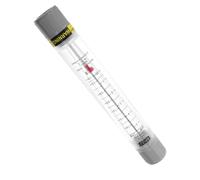 Veemoon Inline Ip68 Certified Plastic Water Flow Meter with Dual Gpm and Lpm Scale, Accurate Liquid Volume Tracking Panel-mounted Tube Type for Testing Rooms Industrial Applications