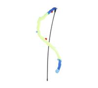 Veemoon Interactive Christmas Cat Stick with Plush Bell Ball, Blue Fishing Pole for Indoor Kitten Stimulation and Exercise, Squeaky Teaser Wand for Cat Play and Chase