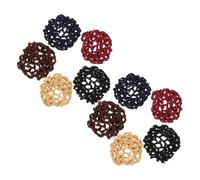 Veemoon Invisible Hair Nets for Buns 10pcs Multi-color Ballet and Dance Hair Accessories for Women and Girls Lightweight Breathable Suitable for Flight Attendants and Professional Use