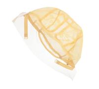 Veemoon Invisible Lace T-shape Wig Cap Elastic Nude Stocking Cap for Women Stretchy Nylon Mesh Wig Liner Hair Accessories and Daily Wear