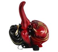 Veemoon Japanese Tengu Mask Full Face Traditional Oni Demon Decorative Mask for Men, Authentic Kabuki Style Painted Cosplay Accessory for Halloween Theater and Fancy Dress