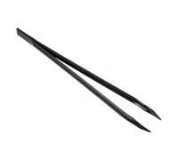 Veemoon Jewelry Precision Tweezers Long Black Iron with Sharp Pointed Tips Non Reflective Matte Finish for Crafting Soldering Welding Repairing Components Reinforced Tool for Artisans