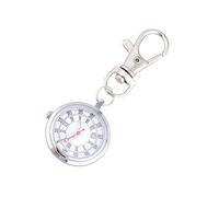 Veemoon Keychain Pocket Watch Large Numbers Quartz Watch for Men Women and Boy Girl Design Roman and Arabic Numerals for Couples and Easy to Read
