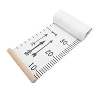 Veemoon Kids Growth Chart Wall Removable Decorative Height Measuring Ruler with Printing Details in White Wood and Cloth for Baby's Rooms Seasons