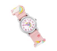 Veemoon Kids Wrist Watch Unicorn-Shaped Cartoon Creative Children Watch with Precise Quartz Movement Glass Alloy Materials for Festivals and School Season