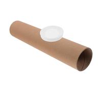 Veemoon Kraft Paper Cardboard Tube 33x10cm 6.5cm Inner Diameter and 3mm Thickness, DIY Art and Crafting Paper Cylinder for Poster Storage, Document and Invoice Organizer