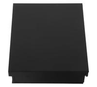 Veemoon Laboratory Incubation Box with Sealed Lid, 4-compartment Black Acrylic Specimen Observation Container for Western Blot Samples, 73ml Capacity, Convenient Access and Space