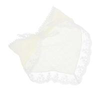 Veemoon Lace Triangle Hair Scarf for Women Floral Embroidered Headband Bandana Soft Comfortable Fabric Elegant Minimalist Design Versatile Accessory