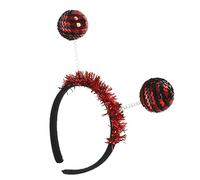 Veemoon Ladybug Headband Halloween Headpiece for Party Boys and Girls Adults Costume Accessory Boppers Headband Bright Details for Halloween Day Events and Carnival Hair Band Use