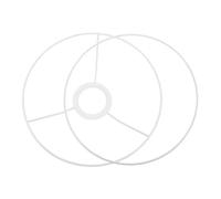 Veemoon lampshade Frame lamp Shade Holder 40cm Round Iron E27 for Table Floor Pendant Lamps Home Lighting