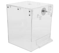 Veemoon Large Bird Bath Box for Cage PVC PET Accessory for Canary Conure