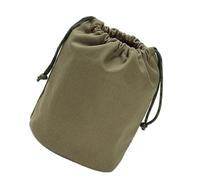 Veemoon Large Capacity Drawstring Storage Bag Canvas Multi-functional Prevent Items from Loss Camping Supply Outdoor Organizer