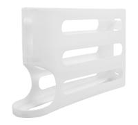 Veemoon Large Capacity Egg Holder for Fridge Automatic Rolling Egg Dispenser with Fresh Rotation System for Refrigerator Side Door Prevents Collision for Home and Restaurant Storage