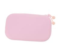 Veemoon Large Capacity Silicone Pencil Case for Adults and Portable Makeup Brush and Pen Holder Compact Storage Bag for Stationery Erasers Rulers Practical Travel Pouch